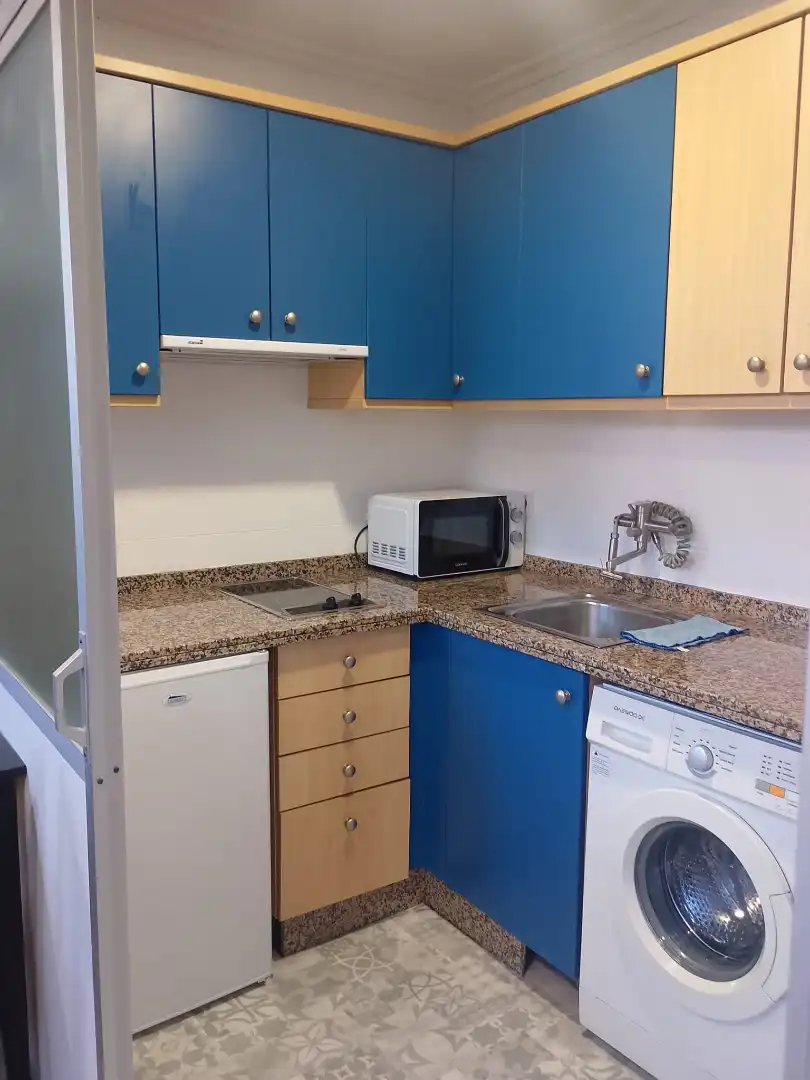 Küche von Wohnung zum Verkauf in Oviedo  mit Heizung, Parkett und Möbliert