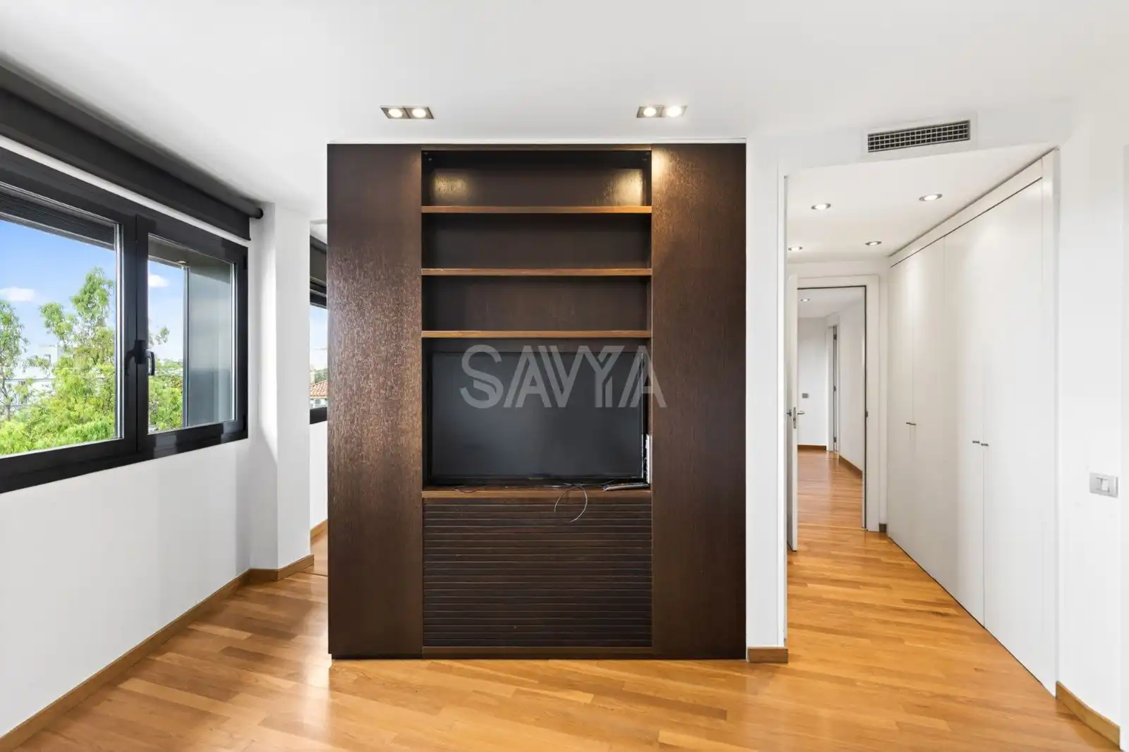 Sala de estar de Casa o chalet en venta en Barcelona con Aire acondicionado, Terraza y Trastero