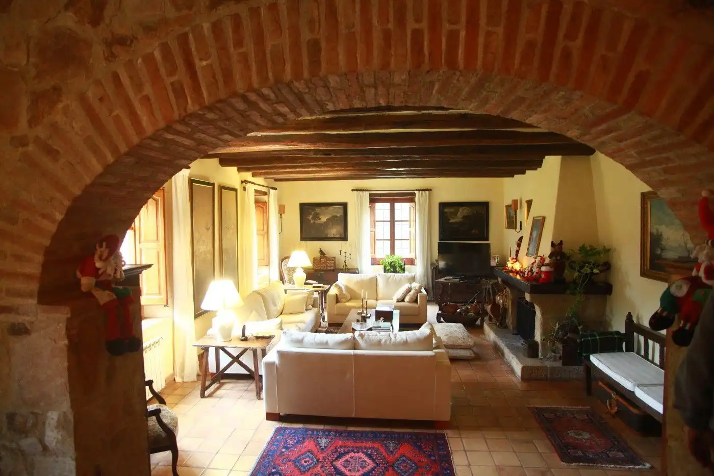 Wohnzimmer von Country house zum Verkauf in Santa Cristina d'Aro mit Terrasse, Abstellraum und Schwimmbad