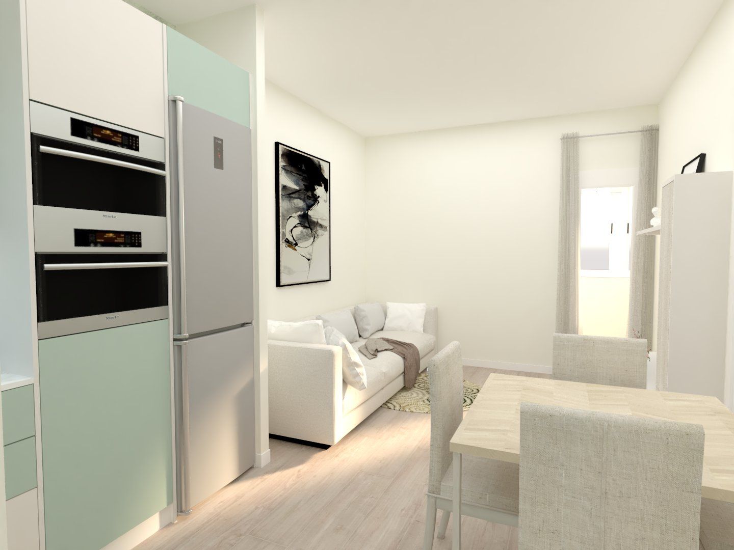 Sala d'estar de Pis en venda en  Barcelona Capital amb Balcó