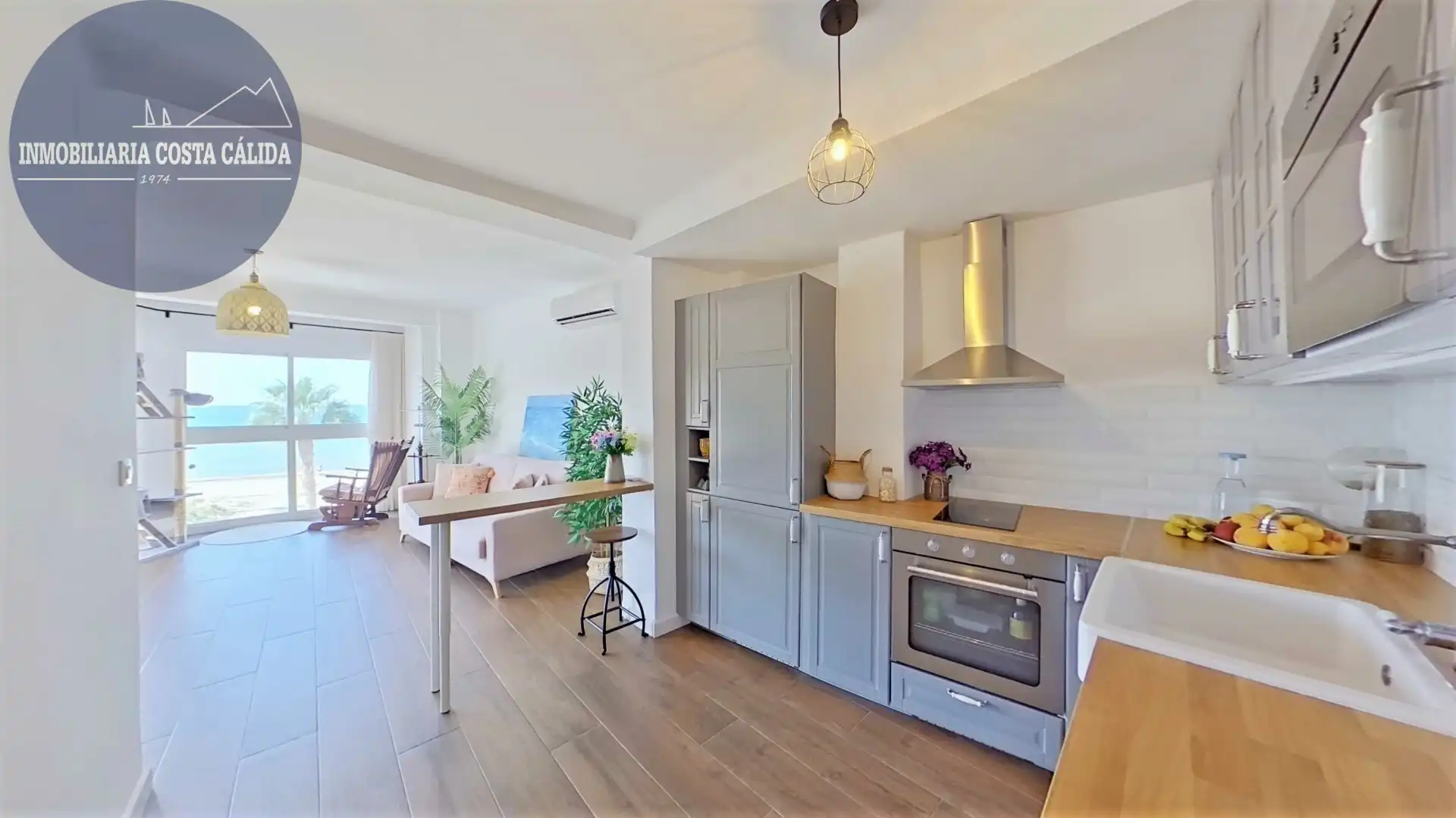 Kitchen of Apartments for sale in Águilas  with Air Conditioner, Heating and Furnished