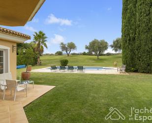 Jardí de Casa o xalet en venda en San Jorge / Sant Jordi amb Terrassa, Piscina i Balcó