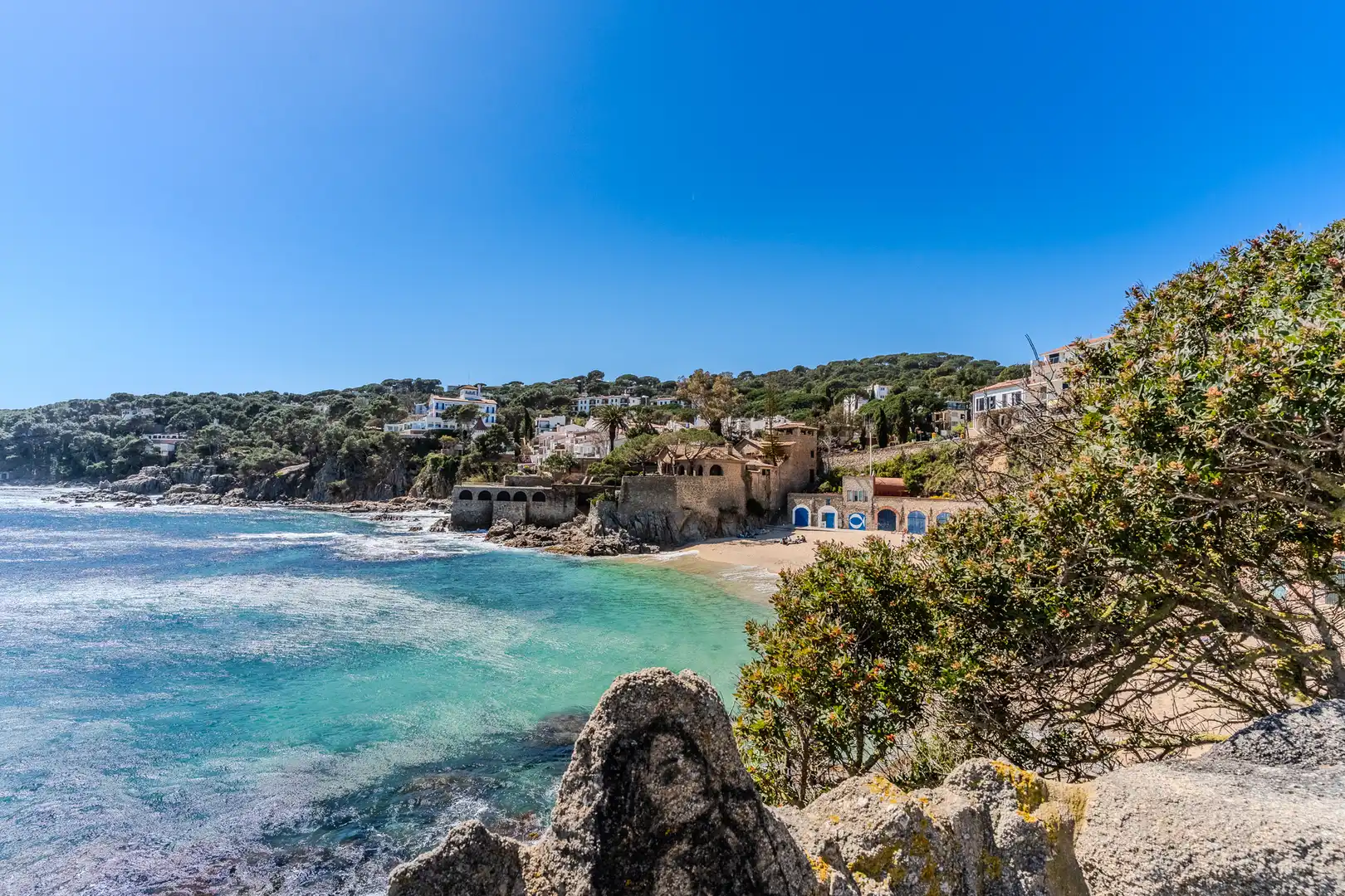 Vista exterior de Casa o xalet en venda en Palafrugell amb Aire condicionat, Jardí privat i Terrassa