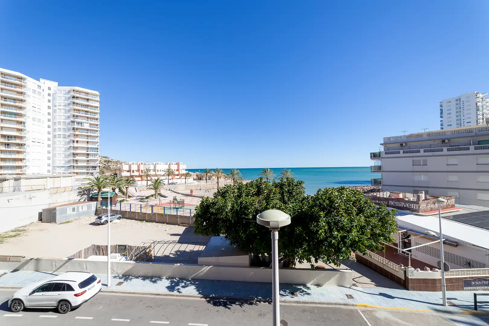 Außenansicht von Wohnungen zur Miete in Cullera mit Klimaanlage, Heizung und Terrasse