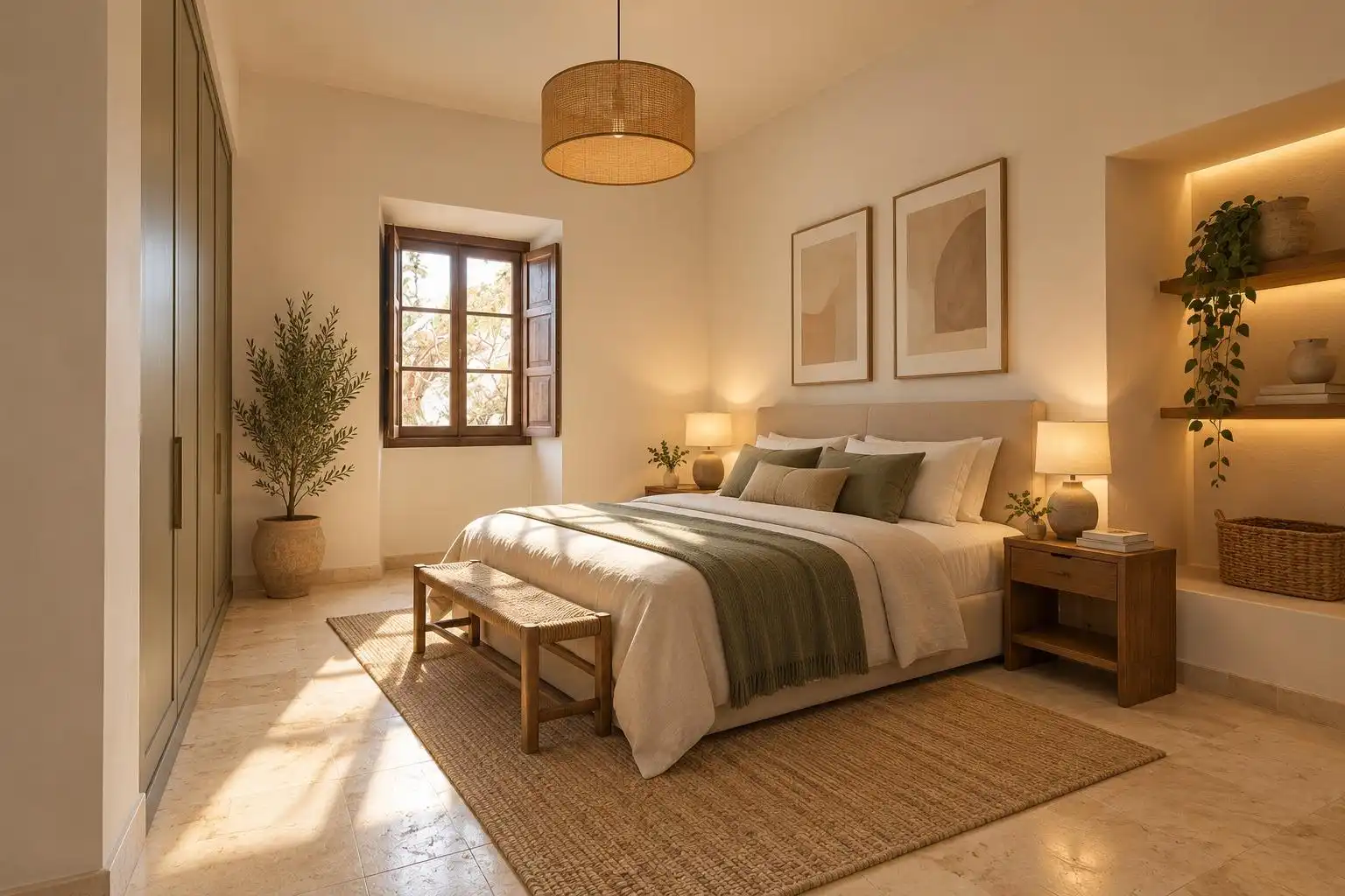 Schlafzimmer von Country house zum Verkauf in Monóvar  / Monòver mit Privatgarten und Schwimmbad
