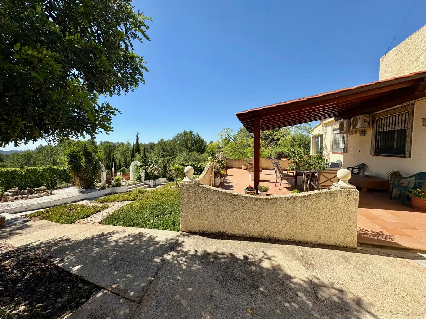 Jardí de Casa o xalet en venda en Cheste amb Aire condicionat, Calefacció i Jardí privat