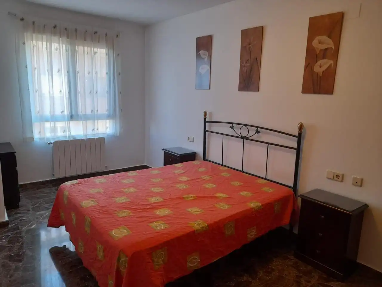 Bedroom of Flat for rent in Albacete  with Furnished