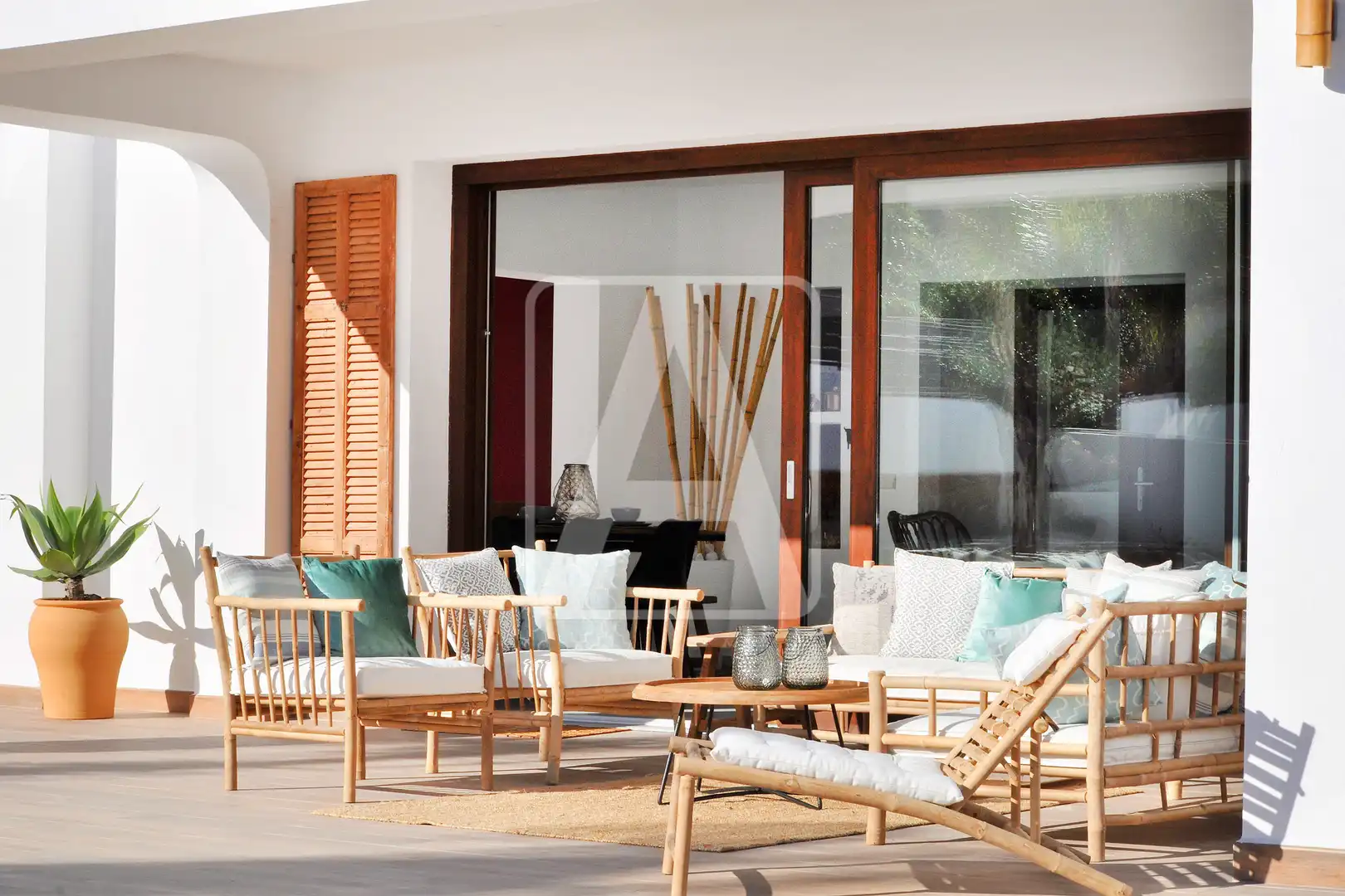 Terraza de Casa o chalet en venta en Benissa con Aire acondicionado, Calefacción y Jardín privado