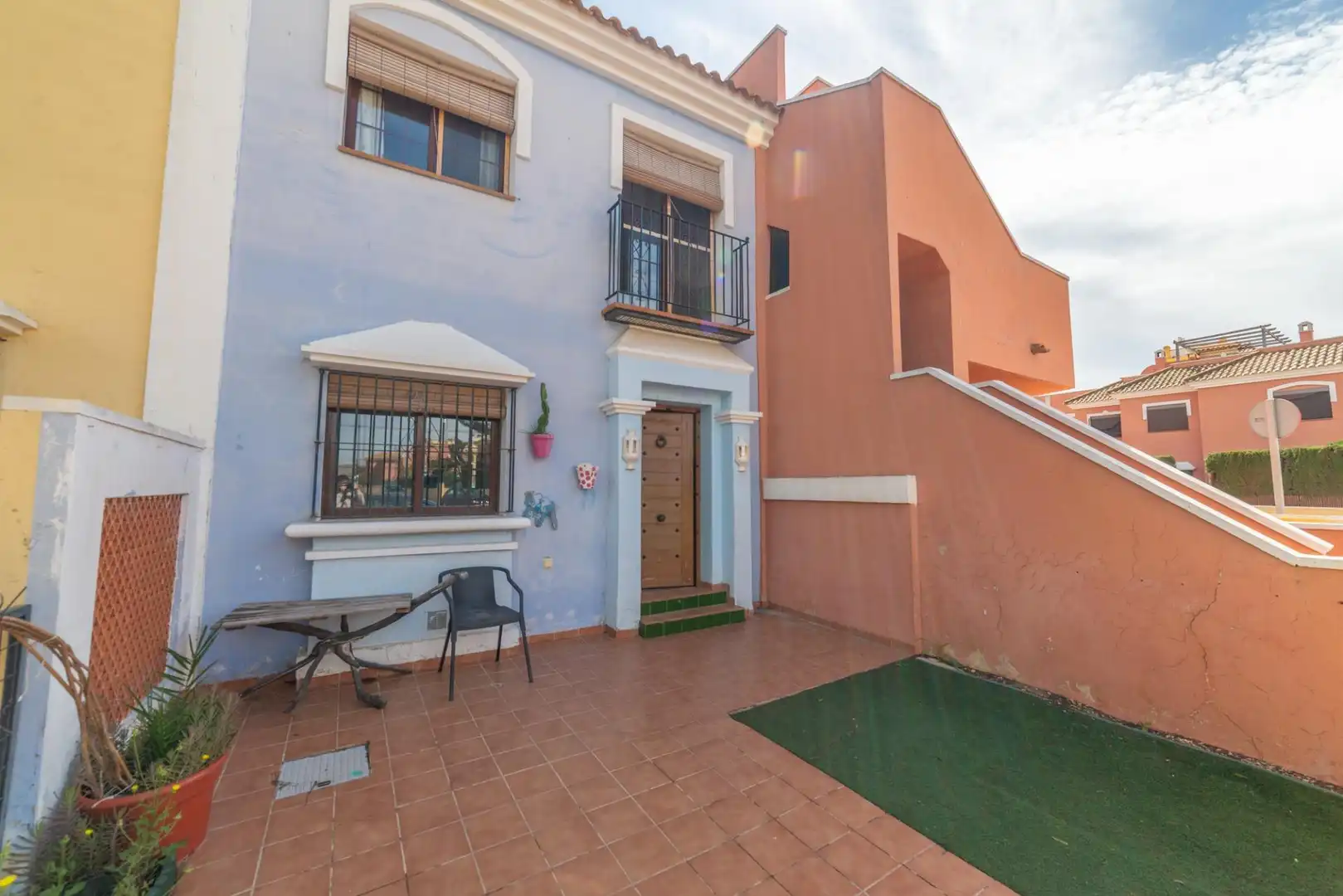 Exterior view of Detached homes for sale in San Javier  with Furnished, Balcony and Community pool