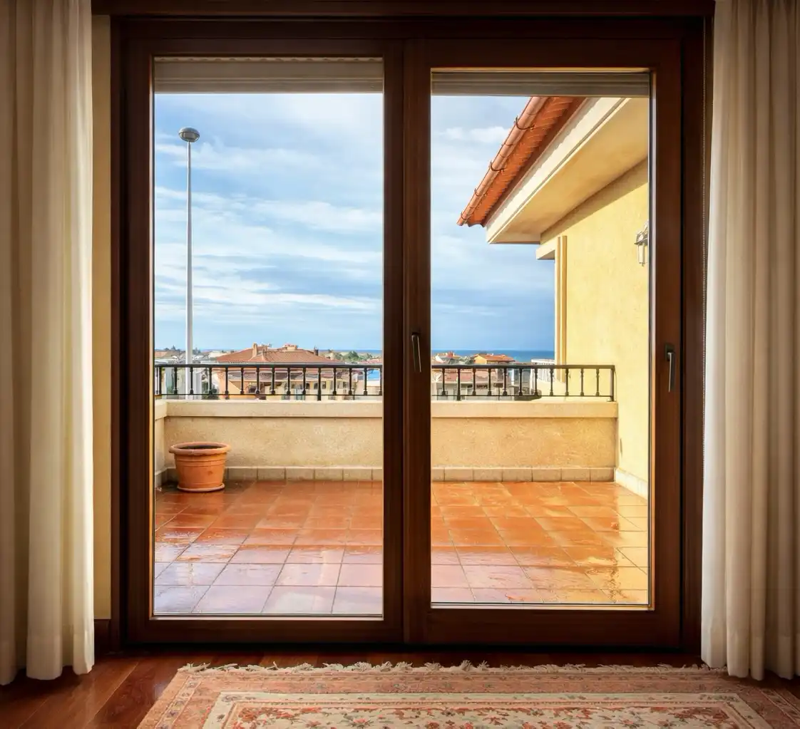 Terraza de Casa o chalet en venta en Vigo  con Calefacción, Jardín privado y Parquet