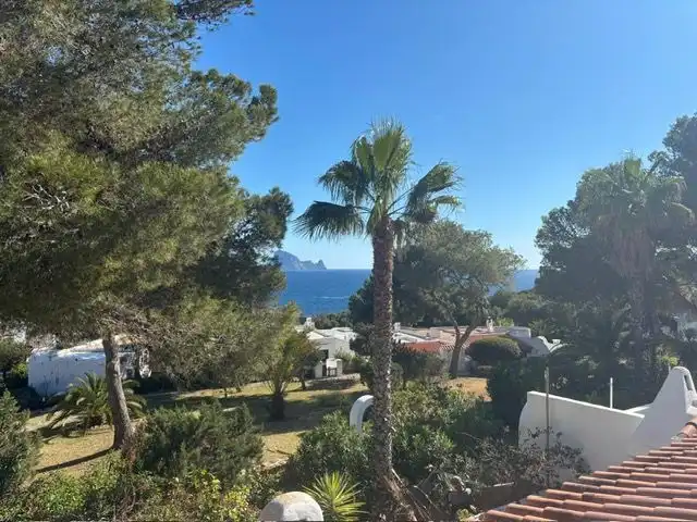 Exterior view of Houses for sale in Sant Josep de sa Talaia  with Air Conditioner, Heating and Private garden
