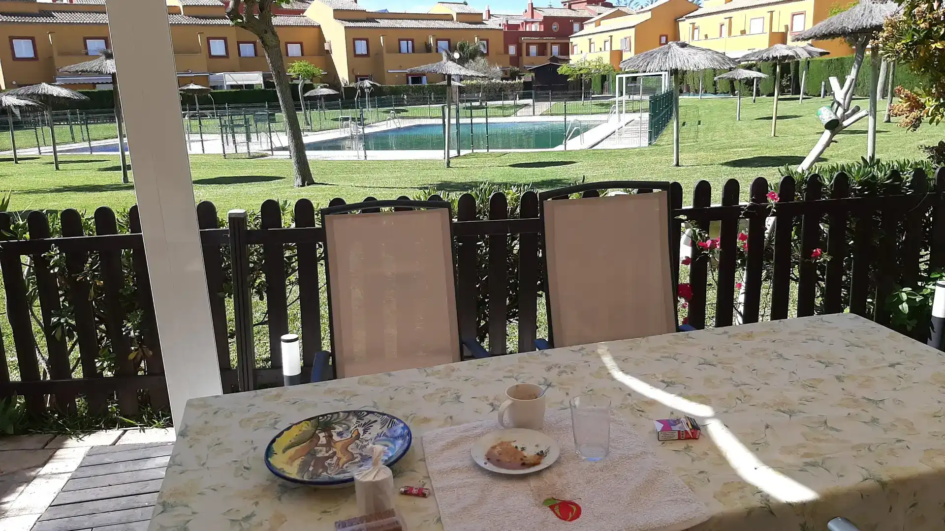 Jardí de Casa adosada de lloguer en Rota amb Aire condicionat, Jardí privat i Traster
