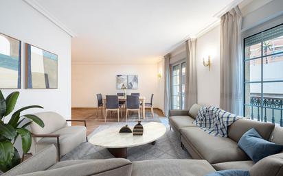 Living room of Flat for sale in  Almería Capital  with Air Conditioner, Heating and Parquet flooring