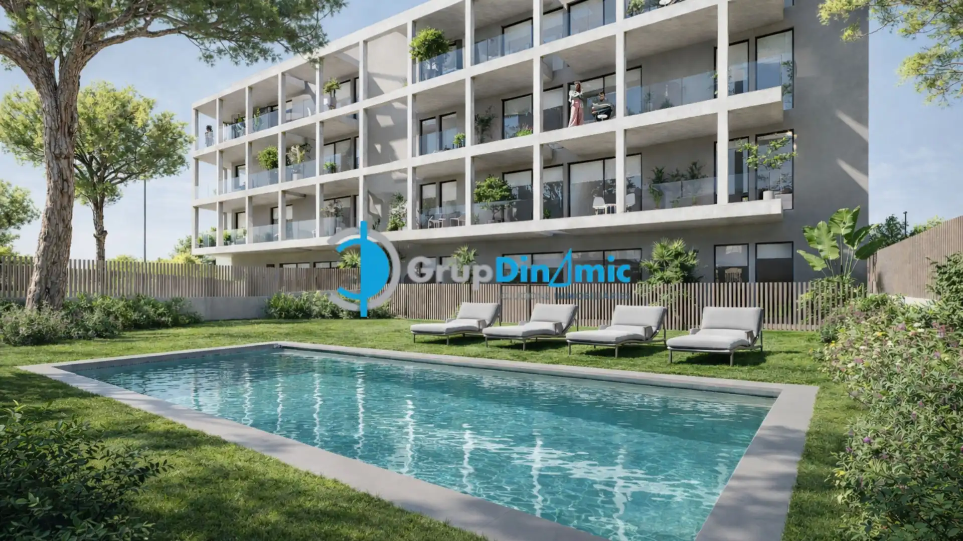 Swimming pool of Flat for sale in Palamós  with Air Conditioner, Heating and Terrace