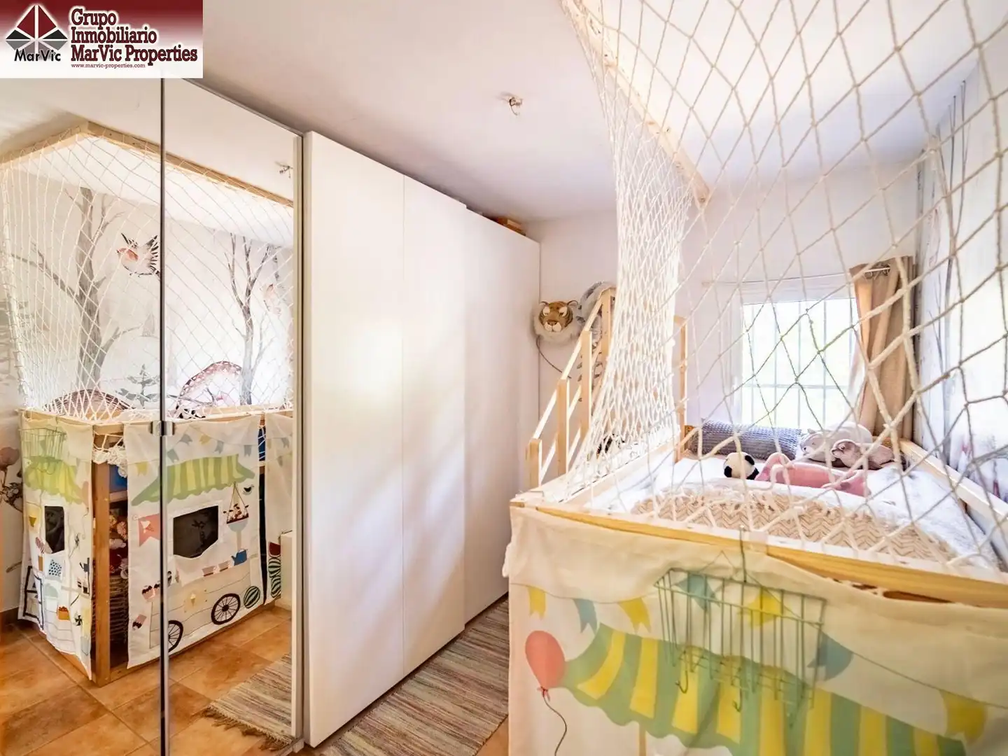 Dormitori de Apartament en venda en Callosa d'en Sarrià amb Aire condicionat, Jardí privat i Moblat