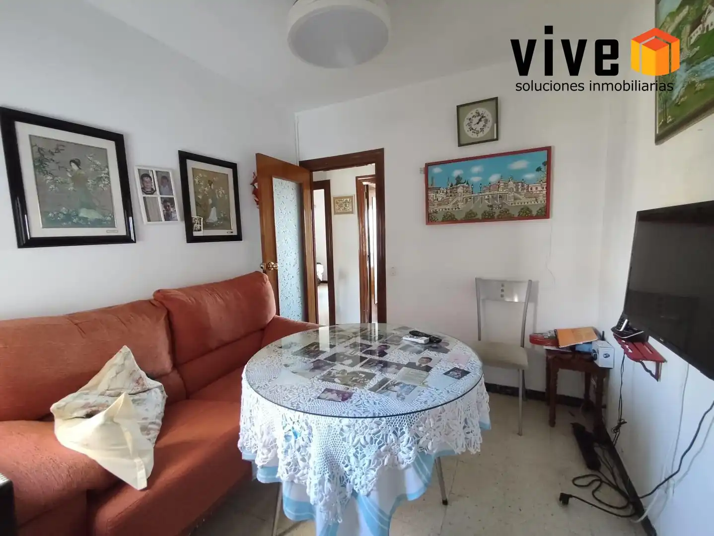 Sala de estar de Piso en venta en Sevilla con Aire acondicionado y Terraza
