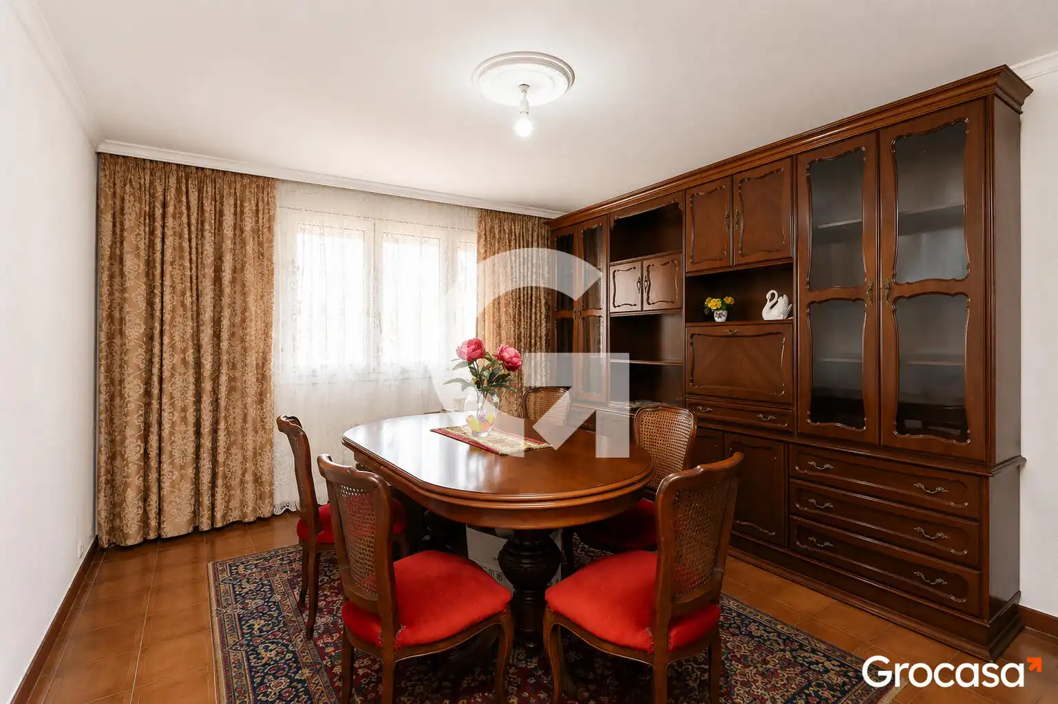 Dining room of Flat for sale in L'Hospitalet de Llobregat  with Furnished, Oven and Washing machine