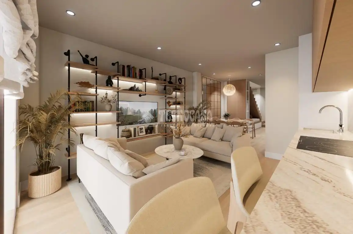 Living room of Flat for sale in Zaragoza  with Air Conditioner, Heating and Swimming Pool