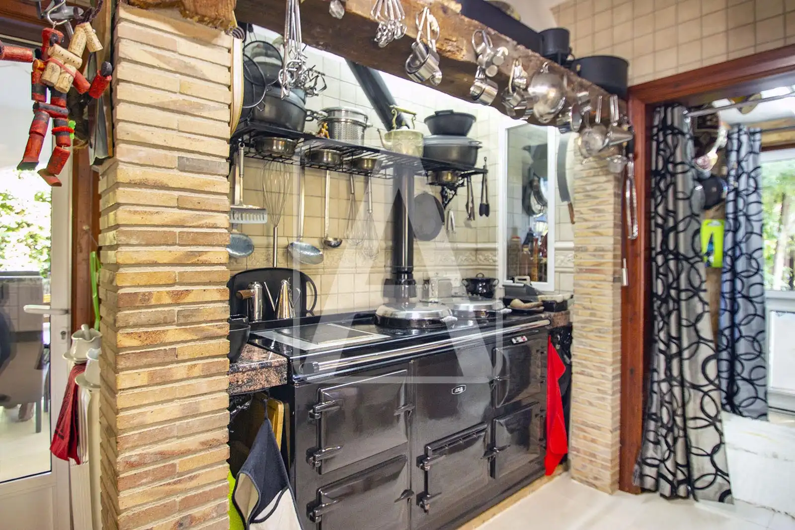 Cuina de Finca rústica en venda en Calpe / Calp amb Aire condicionat, Calefacció i Jardí privat