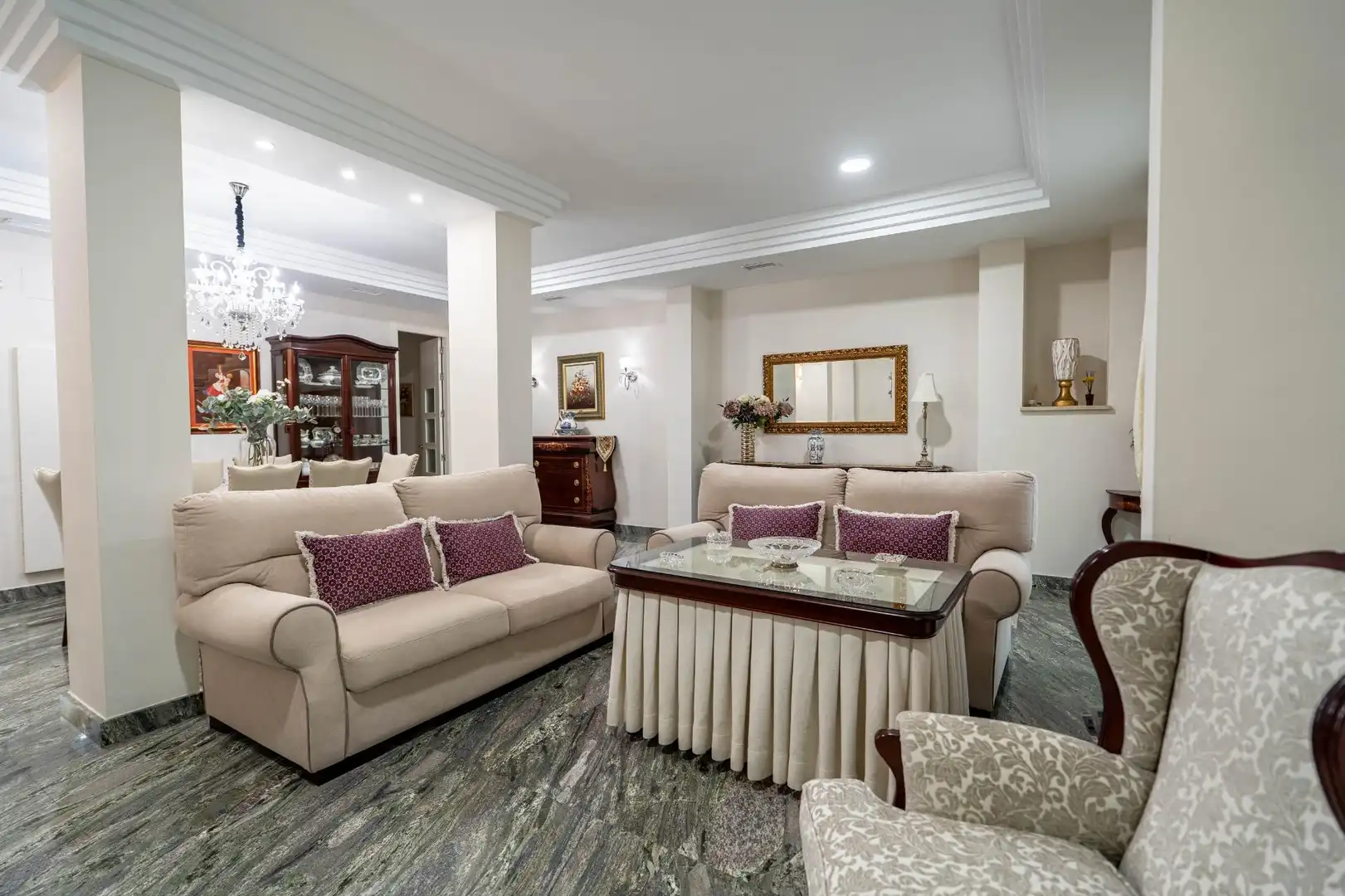 Sala de estar de Ático en venta en Sevilla con Aire acondicionado, Calefacción y Terraza