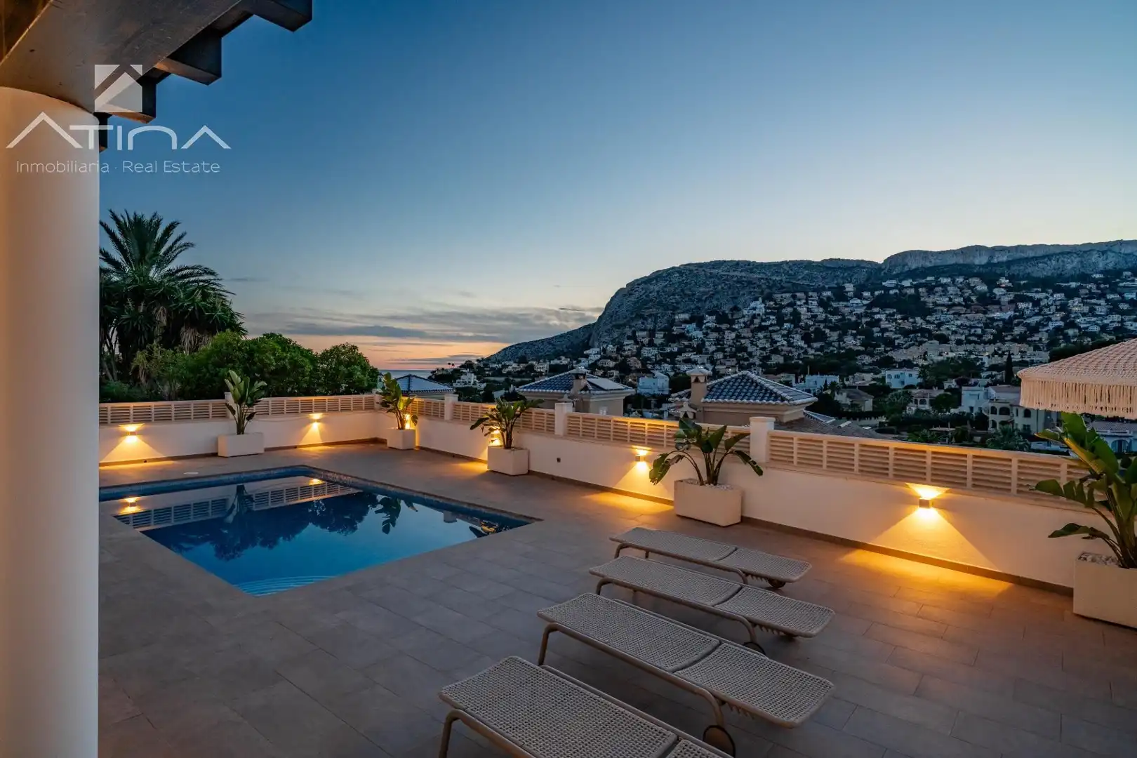 Terrassa de Casa o xalet en venda en Calpe / Calp amb Aire condicionat, Calefacció i Jardí privat