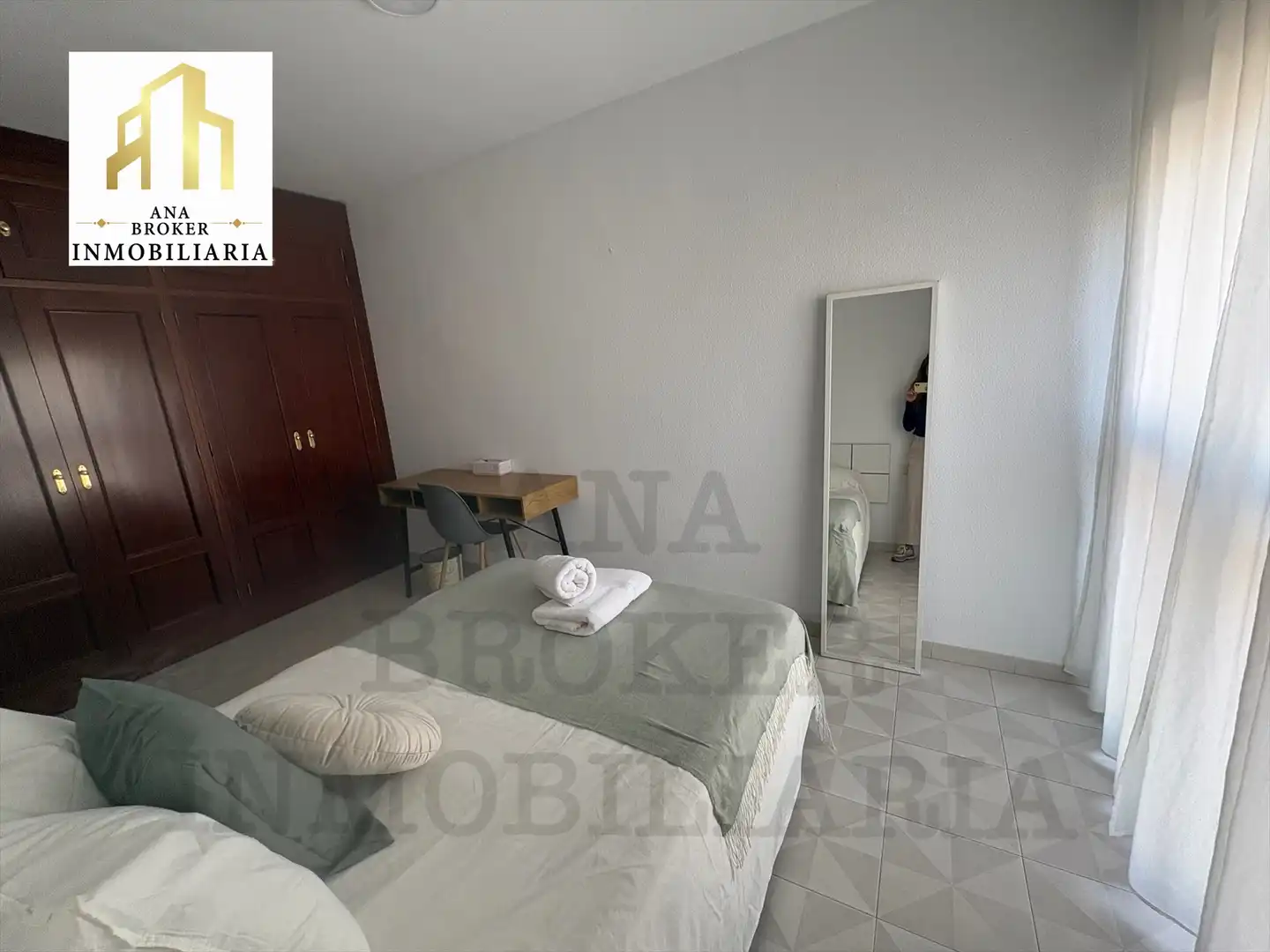 Schlafzimmer von Wohnung zur Miete in Ronda mit Möbliert
