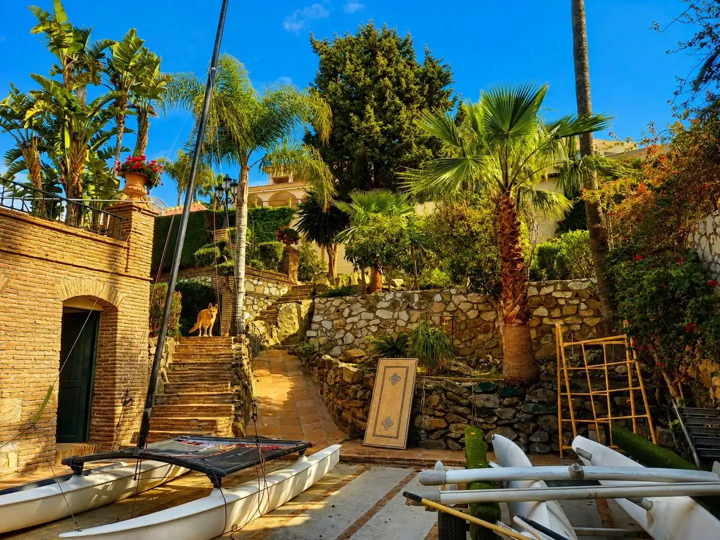 Terrassa de Casa o xalet en venda en Benalmádena amb Aire condicionat, Calefacció i Jardí privat