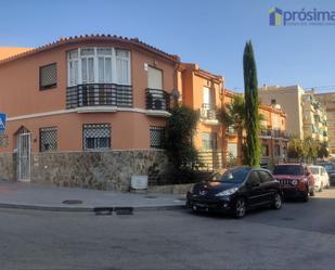 Exterior view of Single-family semi-detached for sale in Málaga Capital  with Air Conditioner and Balcony