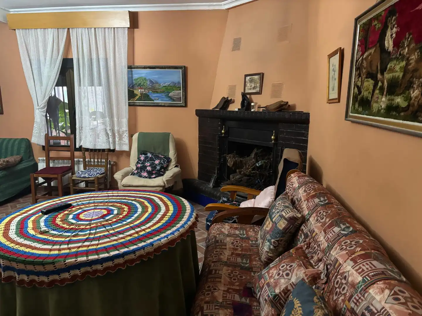 Sala de estar de Casa o chalet de alquiler en Villarrobledo con Calefacción, Jardín privado y Terraza