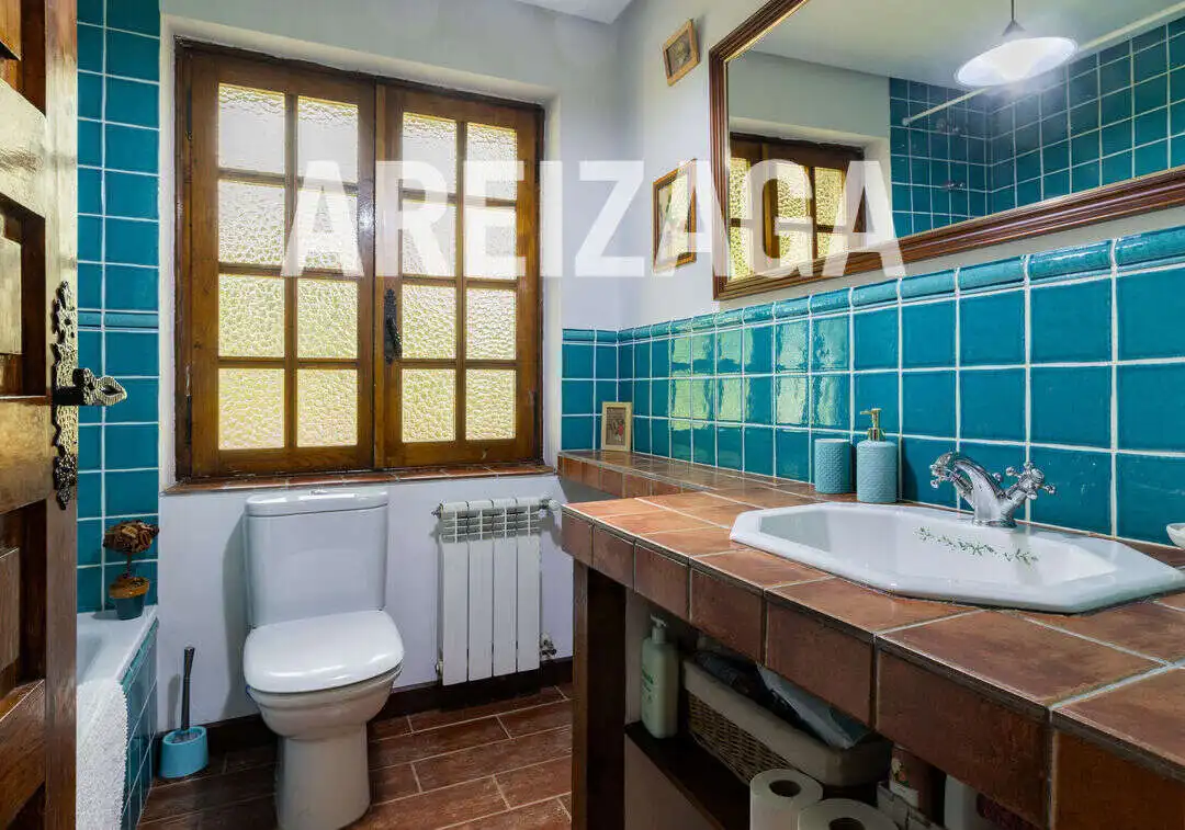 Baño de Casa o chalet en venta en Errenteria con Calefacción, Terraza y Piscina