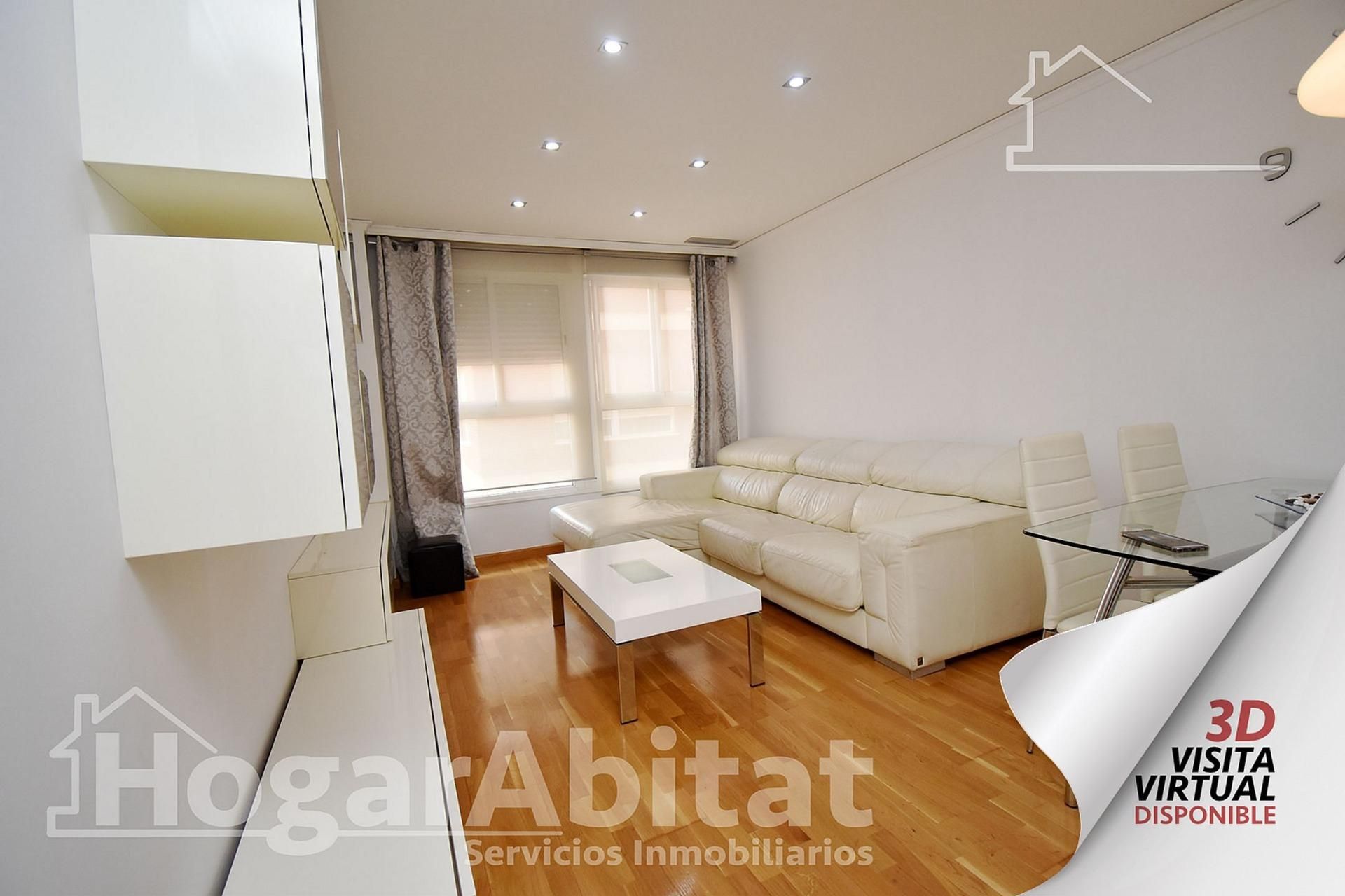 Sala d'estar de Pis en venda en Almazora / Almassora amb Aire condicionat, Calefacció i Balcó