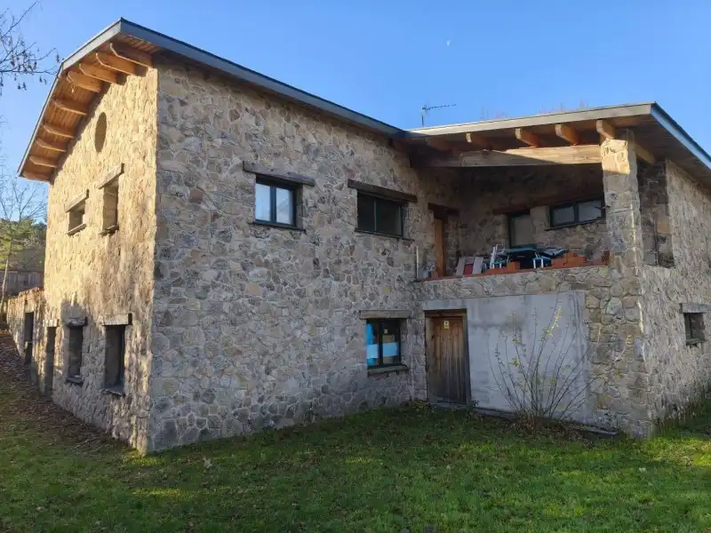 Exterior view of Houses for sale in El Espinar  with Heating, Private garden and Terrace