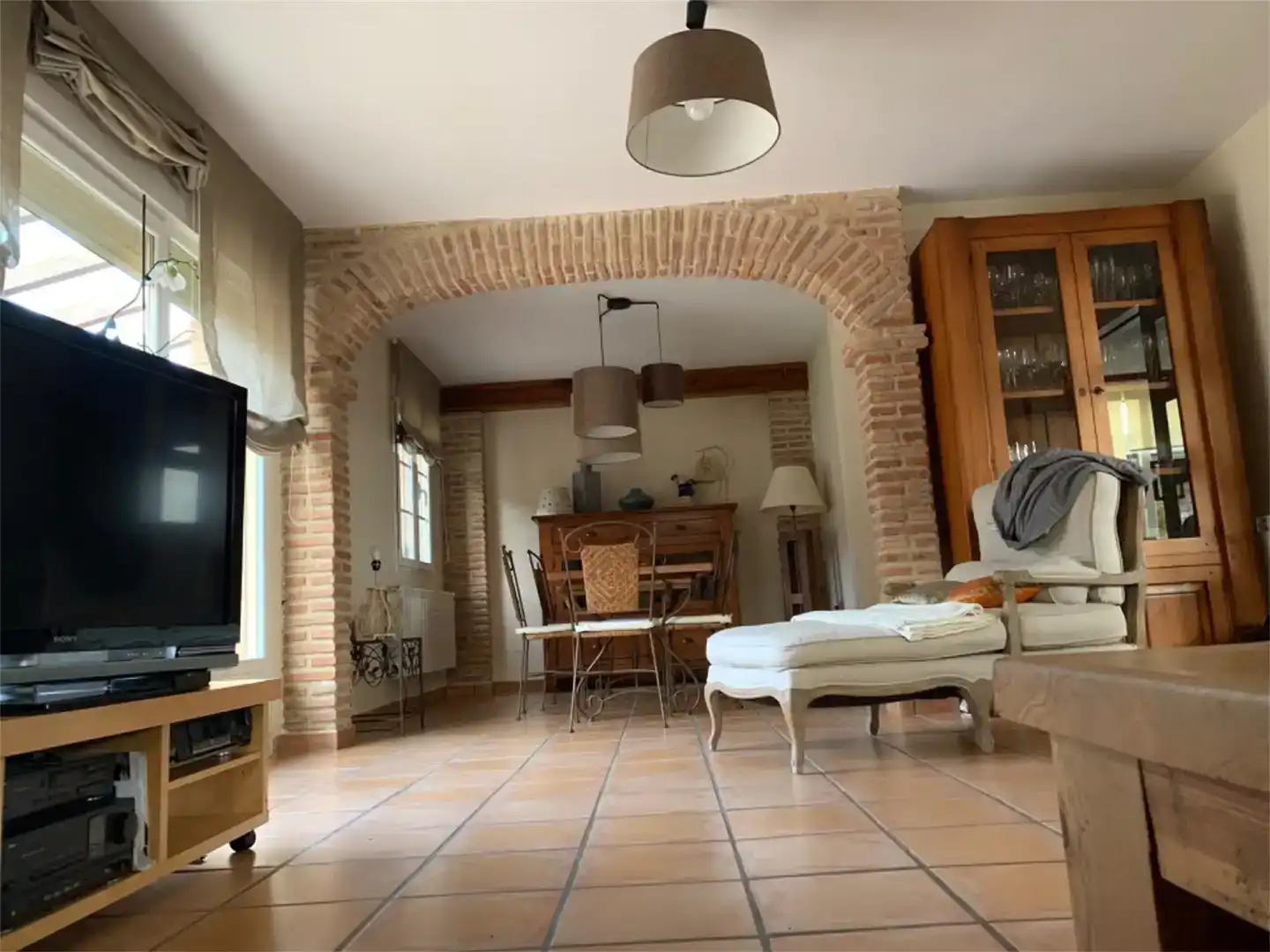 Sala de estar de Casa o chalet en venta en Manzanares El Real con Aire acondicionado, Jardín privado y Trastero