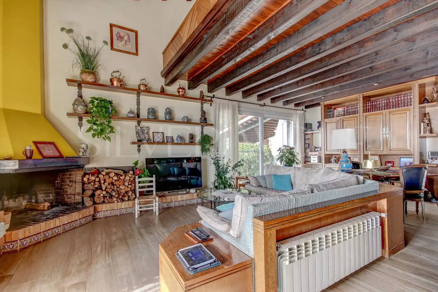 Sala de estar de Casa o chalet en venta en Mataró con Aire acondicionado, Calefacción y Jardín privado