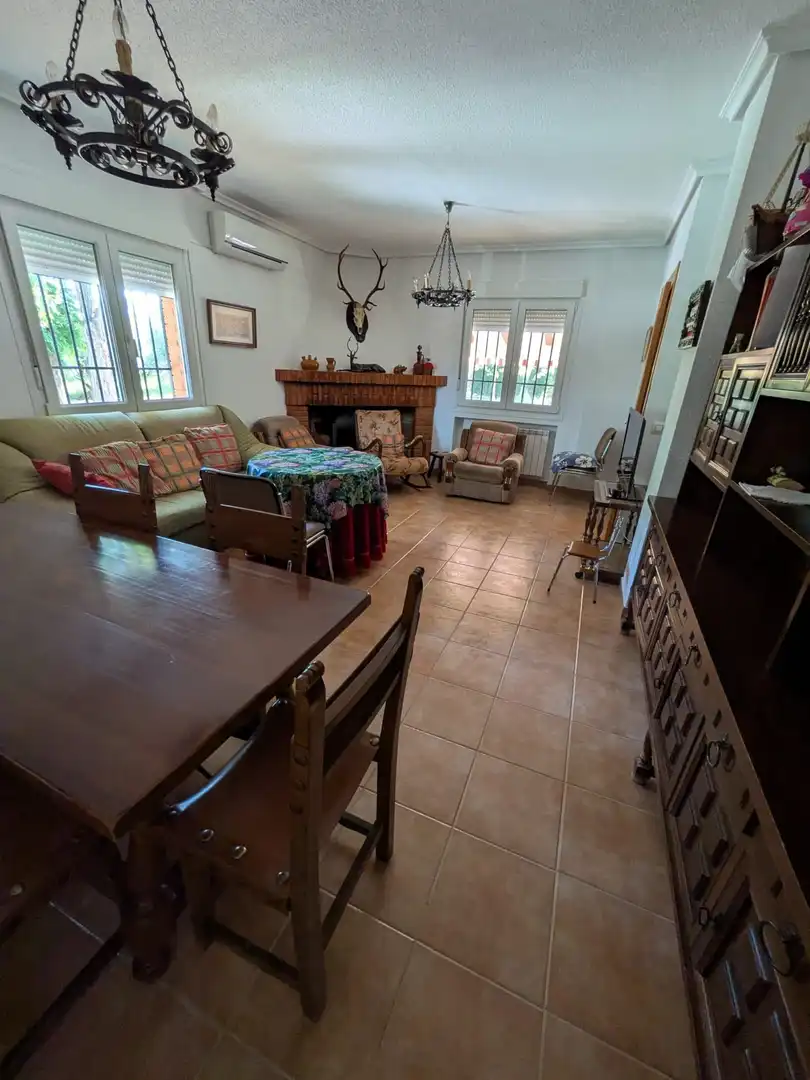 Sala de estar de Finca rústica en venta en Miguelturra con Aire acondicionado, Calefacción y Jardín privado