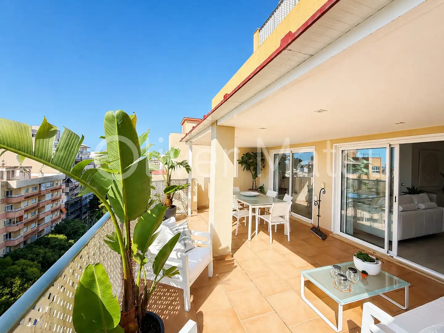 Terrasse von Dachboden zum Verkauf in  Palma de Mallorca mit Klimaanlage, Parkett und Terrasse