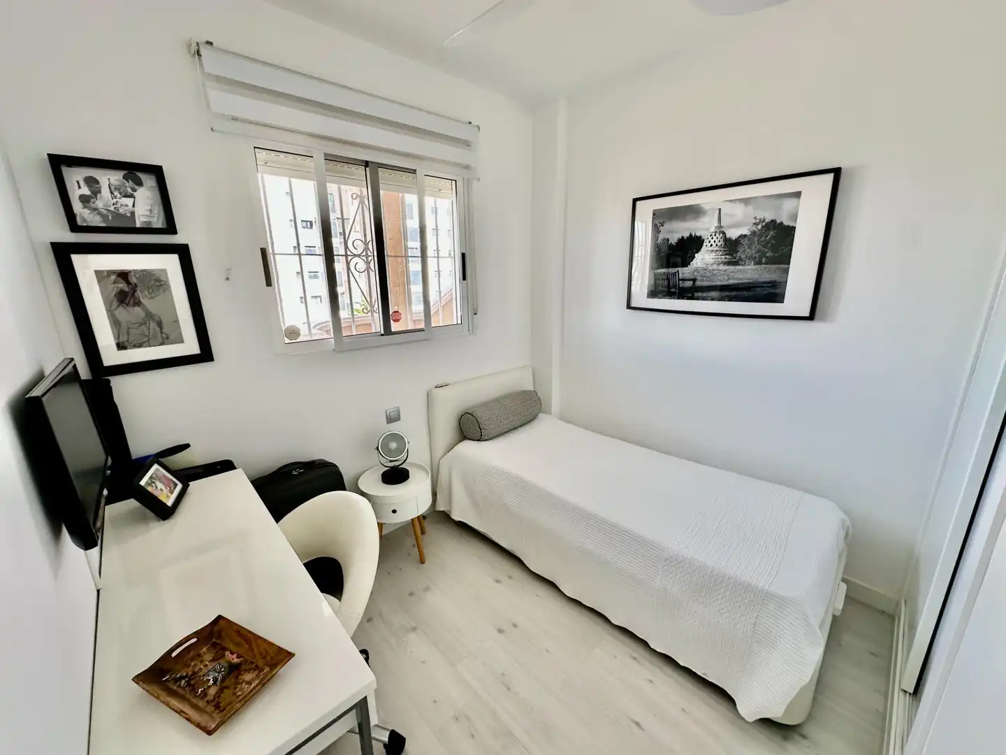 Bedroom of Flat for sale in Elche / Elx  with Air Conditioner, Heating and Private garden