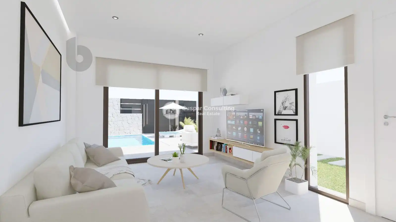 Living room of Houses for sale in Pilar de la Horadada  with Heating, Private garden and Terrace