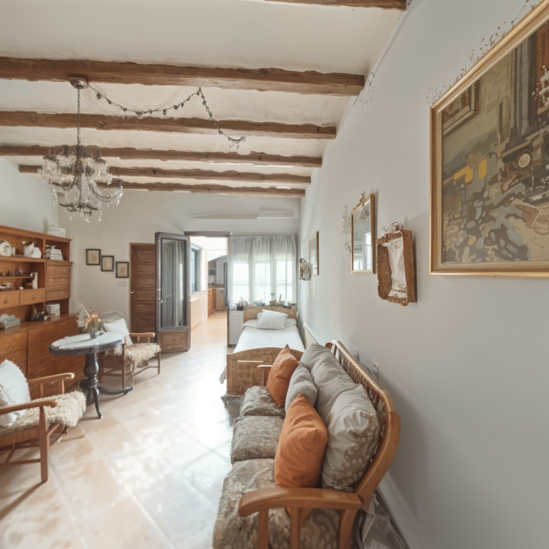Living room of Single-family semi-detached for sale in Cardedeu  with Heating, Private garden and Terrace