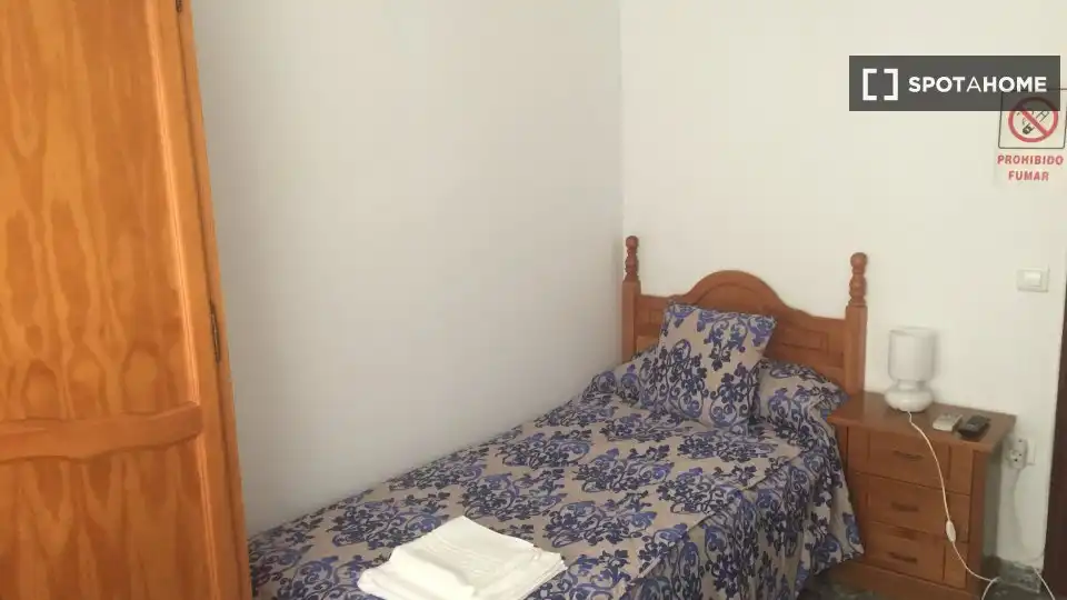 Habitación de Piso para compartir en Málaga con Aire acondicionado, Calefacción y Amueblado