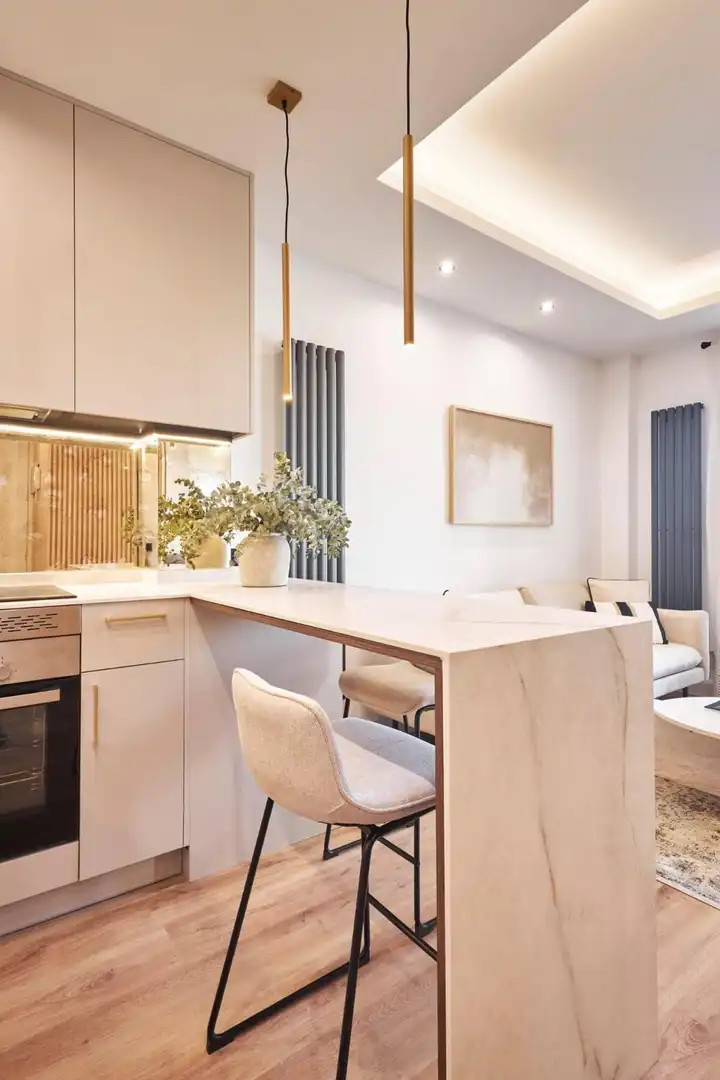 Küche von Wohnung zum Verkauf in Madrid mit Klimaanlage, Heizung und Parkett