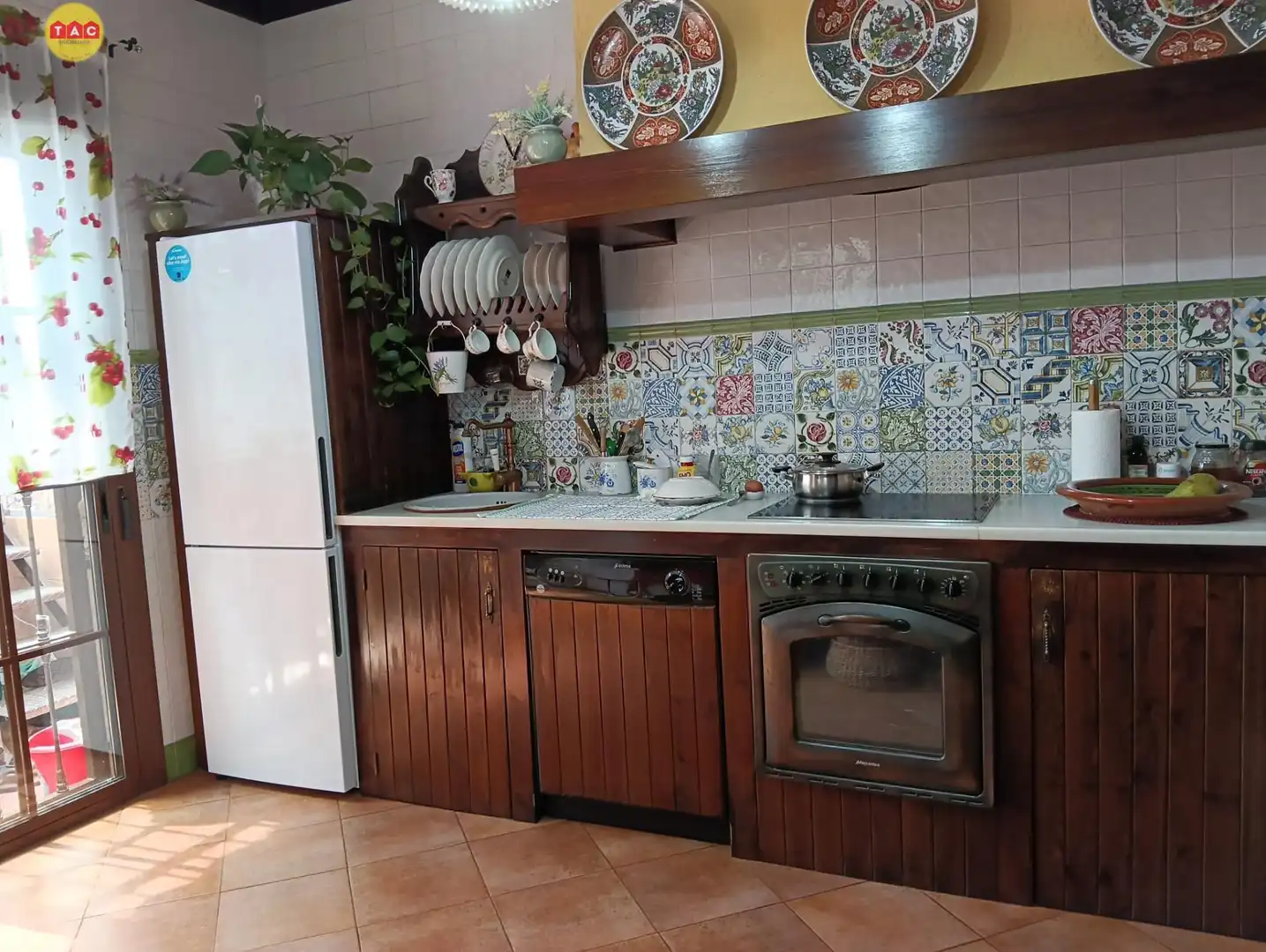 Küche von Haus oder Chalet zum Verkauf in Lepe mit Klimaanlage, Terrasse und Abstellraum