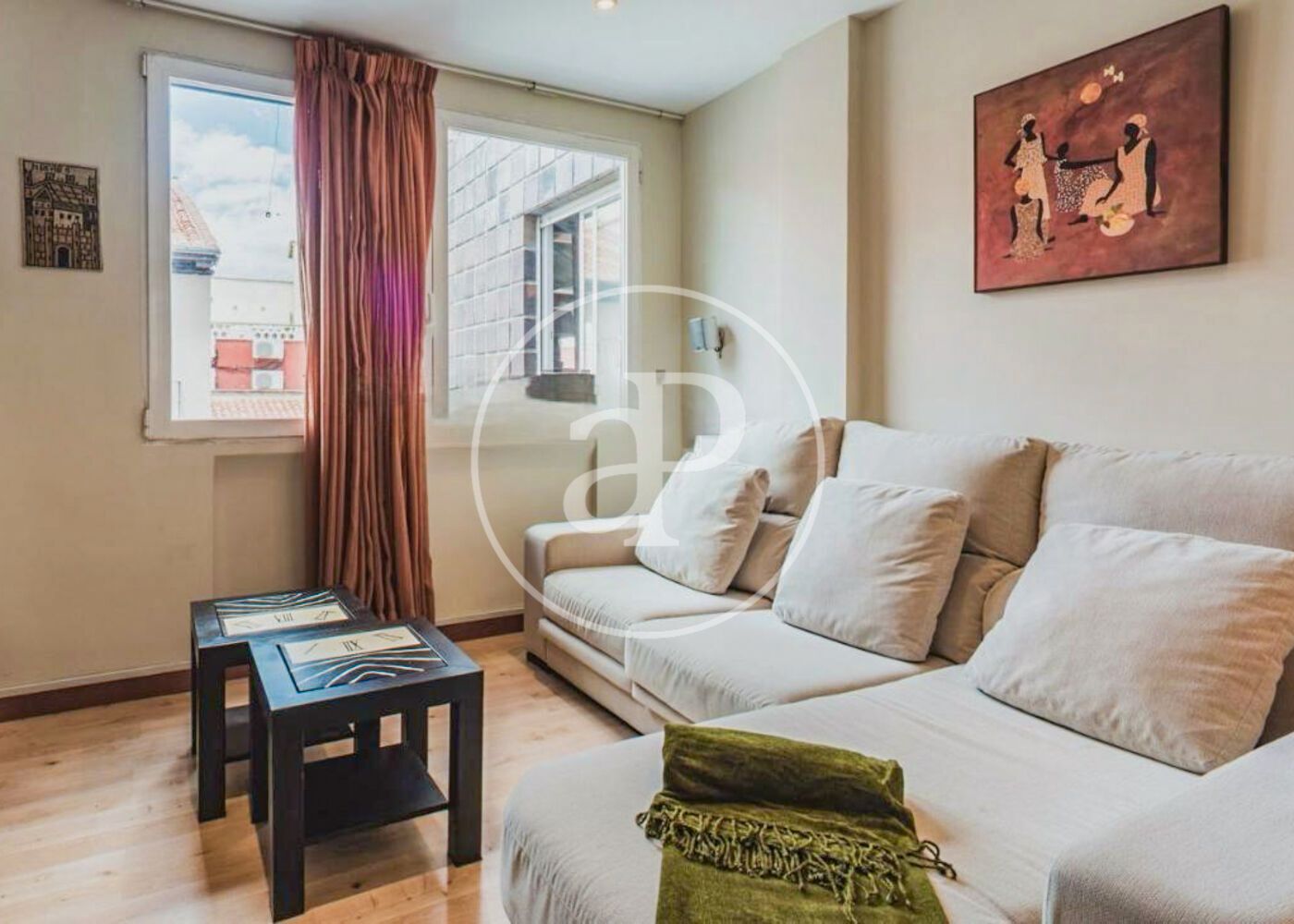 Bedroom of Flat to rent in  Madrid Capital  with Air Conditioner, Heating and Furnished