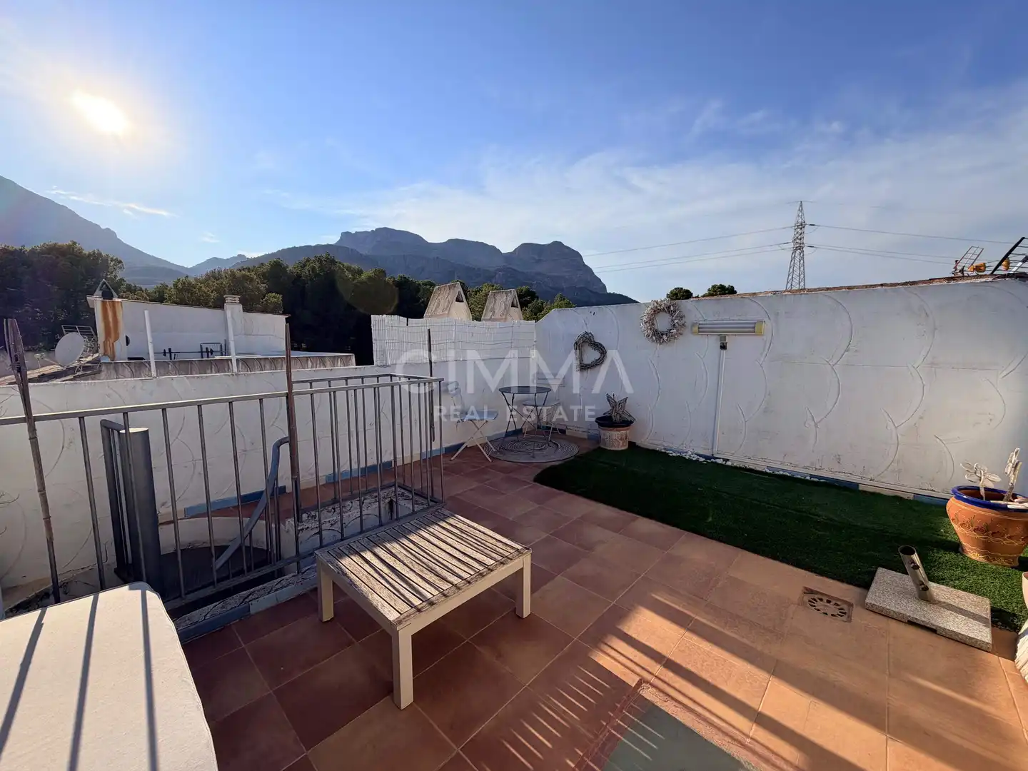 Terraza de Casa o chalet en venta en La Nucia con Jardín privado, Terraza y Trastero