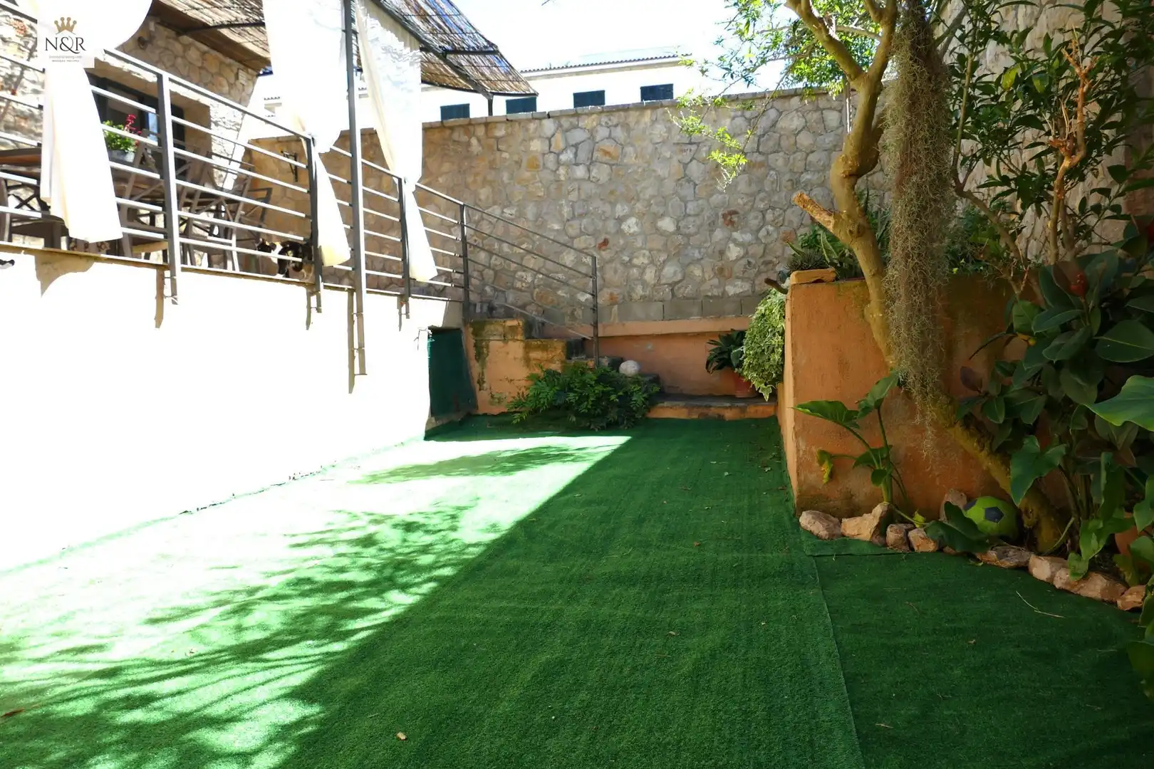 Terrasse von Haus oder Chalet zur Miete in Binissalem mit Klimaanlage, Heizung und Privatgarten