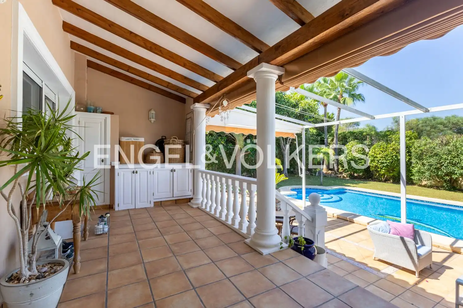 Terrassa de Casa o xalet en venda en Cap Martí - El Tossalet - Pinomar