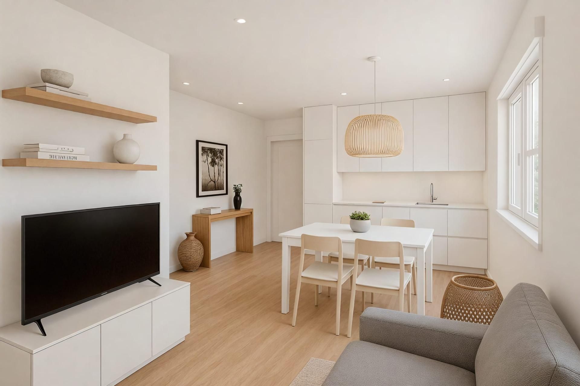 Sala d'estar de Apartament en venda en Mazarrón amb Jardí privat, Terrassa i Piscina comunitària