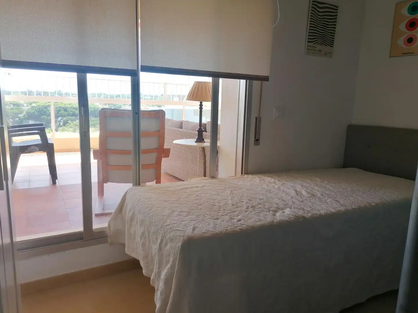 Schlafzimmer von Wohnung zur Miete in El Puerto de Santa María mit Klimaanlage, Terrasse und Möbliert