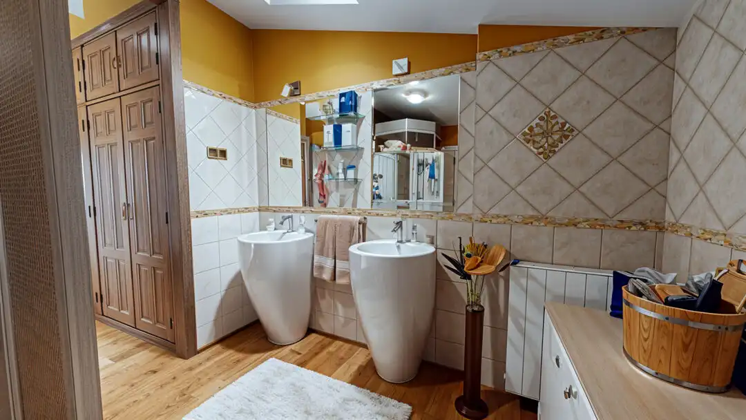 Baño de Casa o chalet en venta en Campo Real con Aire acondicionado, Calefacción y Jardín privado