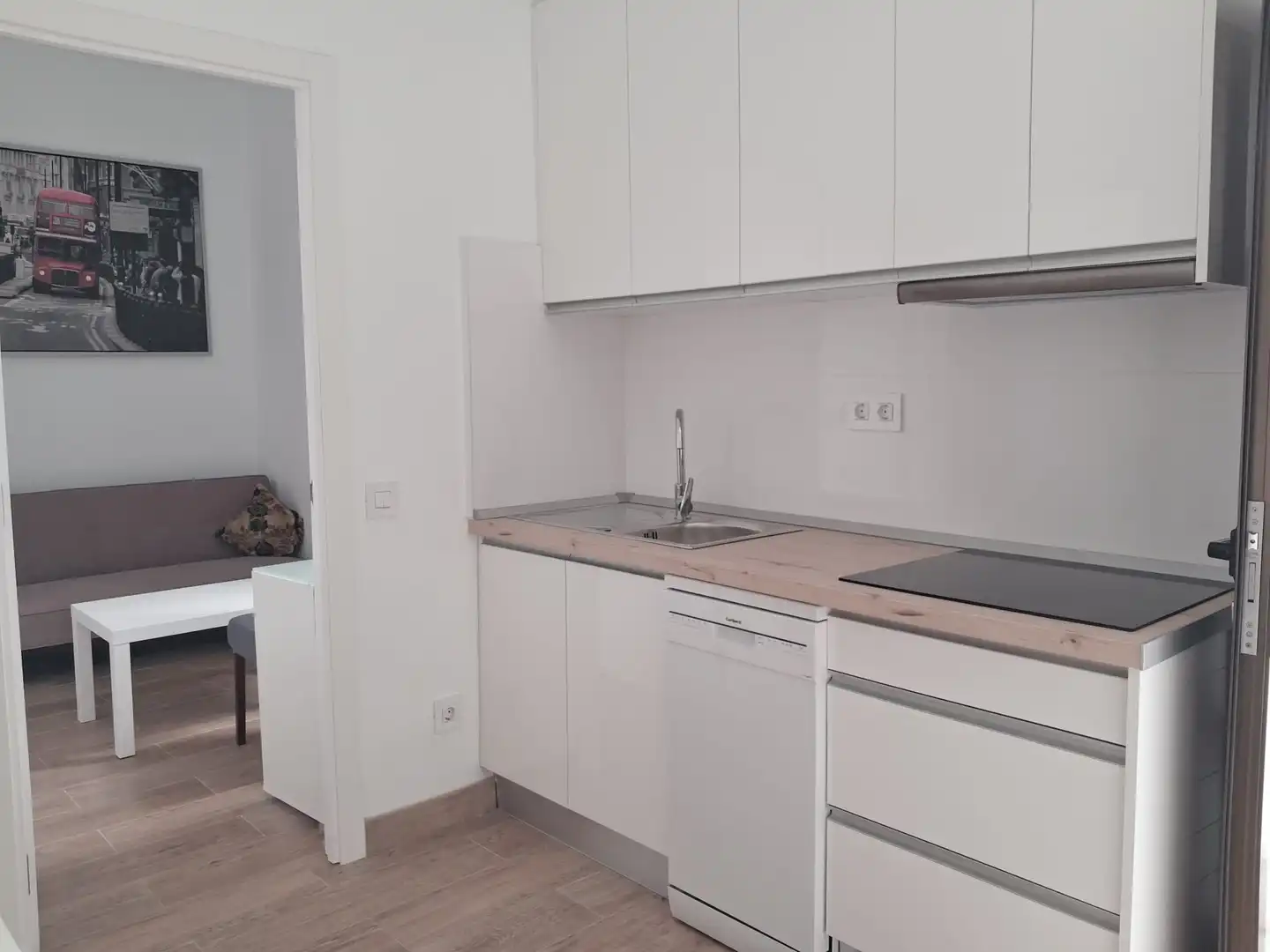 Cocina de Piso de alquiler en Las Palmas de Gran Canaria con Amueblado